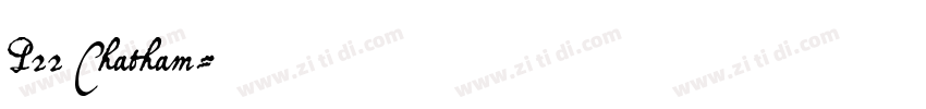 P22 Chatham字体转换